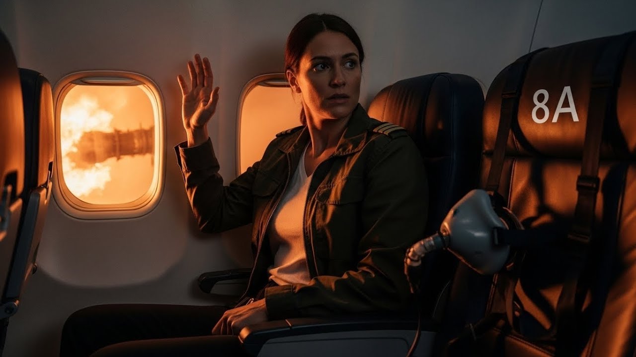 She Sat in Seat 8A — When the Captain Asked if Any Combat Pilots Were Onboard