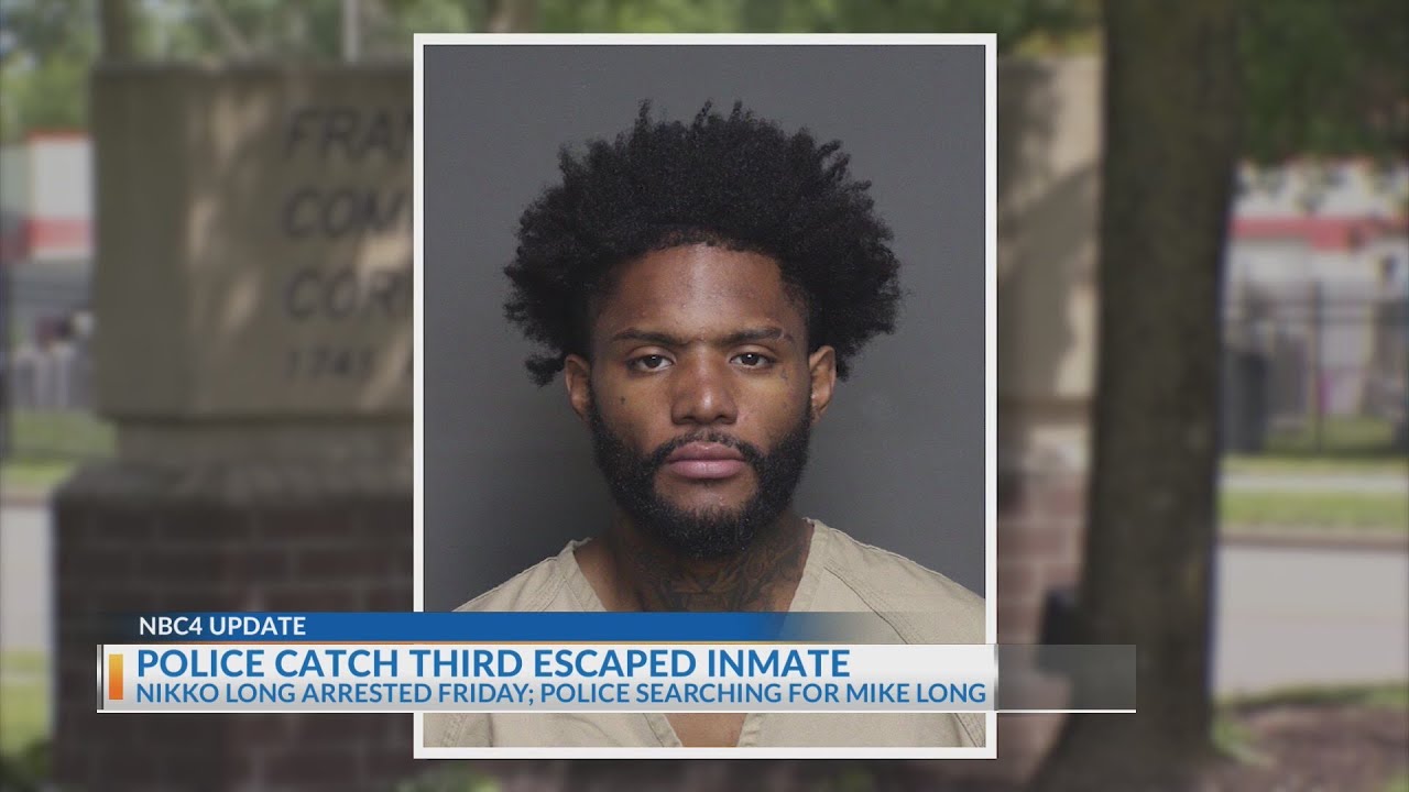 Third of four escaped Franklin County inmate captured - YouTube