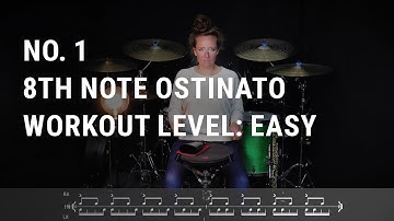 Meinl Percussion Independence Workout Series - No 1, 8th Notes Ostinato - Easy
