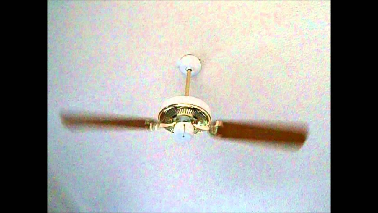 2 Blade Seagull Lighting Fan Running Sds On Wall Control While 2 Blade Seagull Lighting Fan Running Sds On Wall Control While Low Pull Chain You