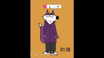 Tod drawn in 5 min (sped up) - #drawing #timelapse #cartoon #animation #sitcom #animated #2d