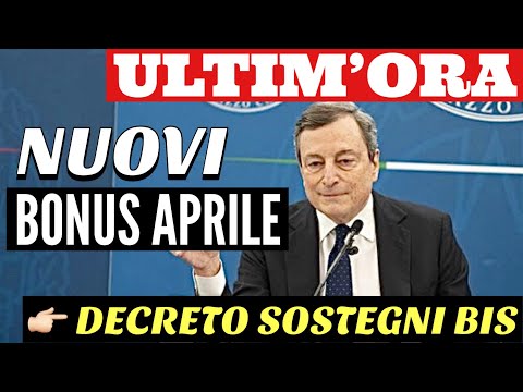 🔴 ULTIM'ORA: ARRIVANO NUOVI BONUS AD APRILE!  👉 DECRETO RISTORI BIS