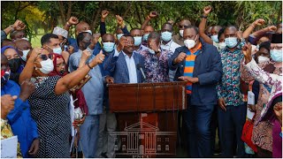 PRESIDENT UHURU AND RAILA MEET PRO-BBI MPs IN NAIVASHA!