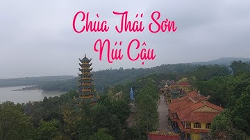 Ngôi chùa huyền ảo bên hồ Dầu Tiếng từ góc máy flycam