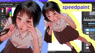 speedpaint ✦ practice drawing in perspective [medibang paint]