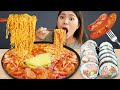 햄 가득 부대찌개 먹방 Budae jjigae(Spicy Sausage Stew) Mukbang DONA 도나