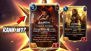 I hit RANK #1 with THIS? | Samira Leona deck guide