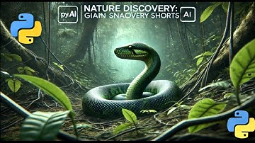 "AI Nature Discovery | Shorts Python Video Compilation | Amazon Jungle #trending #wow