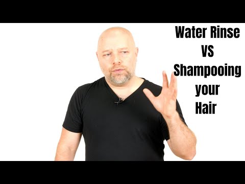 Water Rinse VS Shampooing your Hair - TheSalonGuy