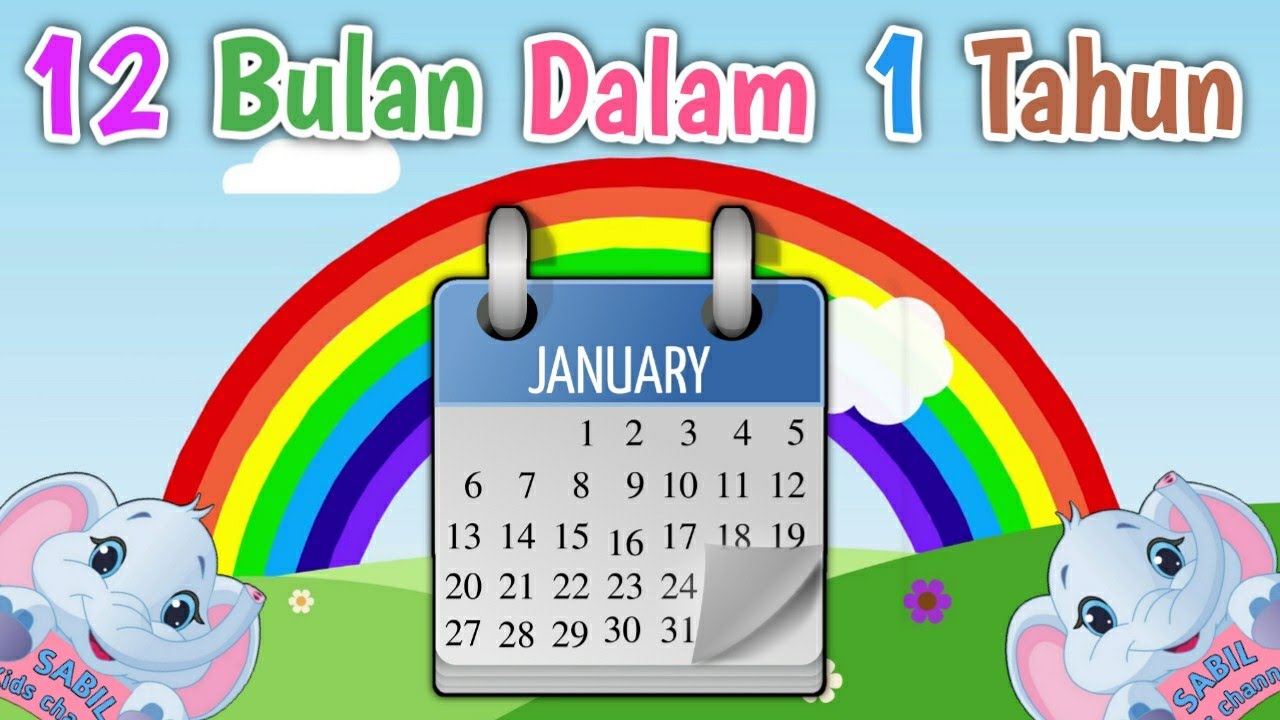 Belajar Mengenal Nama Nama Bulan Mengenal Kalender Bulan Bioskop Keren