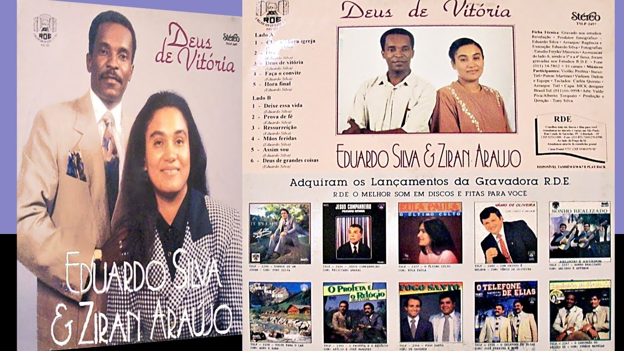 Eduardo Silva e Ziran Araújo - Deus de Vitória - 1993 - LP