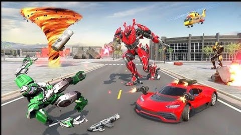 FUTURISTIC TORNADO ROBOT CAR GAME | LA LA GAMES