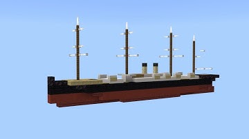 Minecraft SS Britannic (1874) | 1:5 Scale Britannic Class Ocean Liner Tutorial