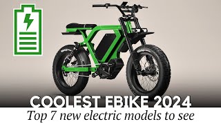 7 Coolest New Electric Bikes Featuring Fresh Looks &amp; Smart Tech for 2023-2024