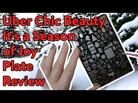 Uber Chic Corgi Plate, Black Stamping Polish, and Flakes Powder Review -  YouTube