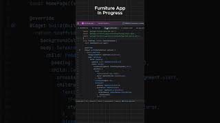 🛋️ Building a Furniture App in Flutter | Feature-First Architecture #coding #flutter #freelancer