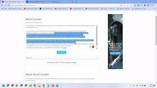 How to Online word counter | Word Analysis | Frequency of Words screenshot 2