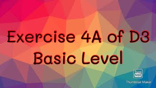 Exercise 4A of D3 Basic Level News