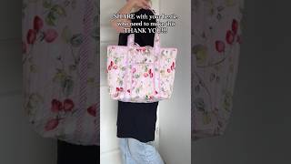 Sew your own TOTE BAG #sewing