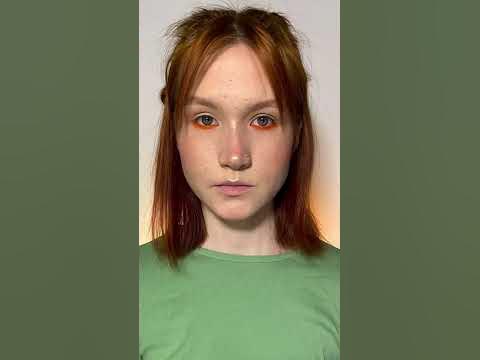 Оранжевый макияж с акцентом на нижнее веко😍Это моя новая любовь🥵 - YouTube