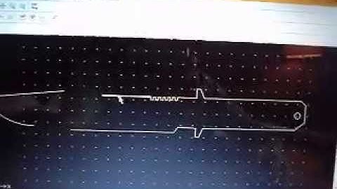 Drawing Knife Profiles to Send to the Water Jet with DraftSight CAD