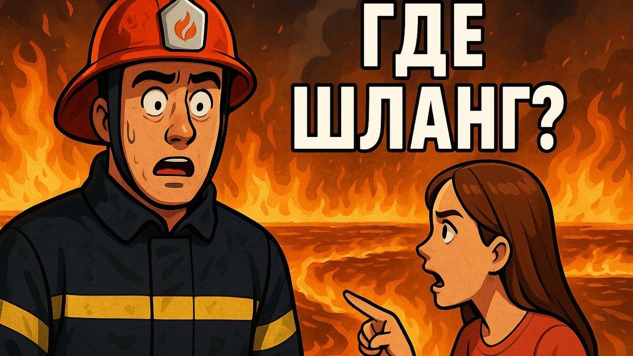 Тушим пожары в Сочи от травы до реки или где наш шланг? Нескучная серия