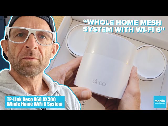 TP-Link Deco X60 AX3000 Mesh Whole Home WiFi 6 - Unboxing and review w/Jason Bradbury for MaplinTV