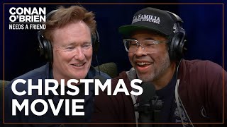 Jordan Peele & Conan Improvised A Christmas Movie Pitch | Conan O