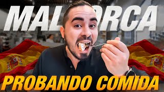 PROBANDO COMIDA en la CIUDAD de MALLORCA en España | Pablo Arroyo