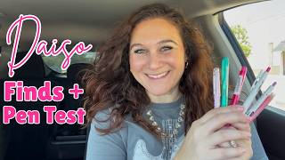 Famous Daiso Haul + Pen Test | Bible Journaling Supplies, Crafts & Cute Finds Net Worth