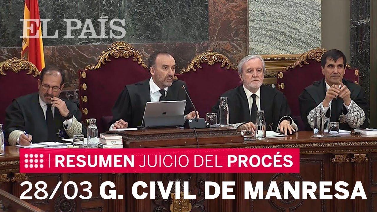 Declaración del Teniente guardia civil de Manresa en la vigésimo cuarta sesión del juicio del procés