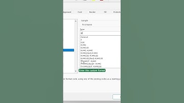 🙏 how to custom format forms in excel #excel #exceltech #shortvideo #shorts