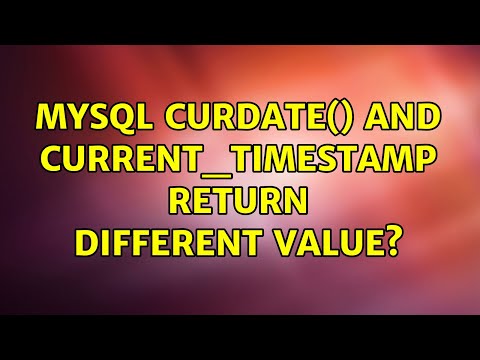MySQL CURDATE() and CURRENT_TIMESTAMP return different value?