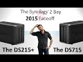 The Synology DS715 vs DS215+ - Which will be the king of the 2 Bay NAS'?