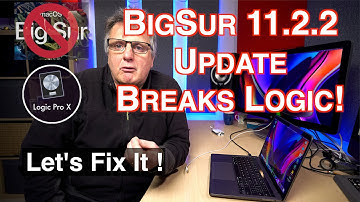 Big Sur Update 11.2.2 stops USB hubs Killing MacBook M1 systems but breaks Logic Pro. How to Fix.