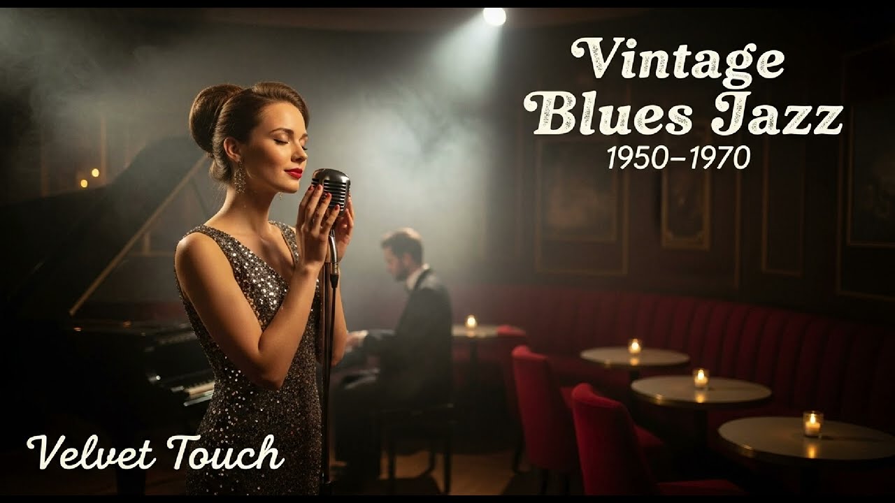 Velvet Touch – Vintage Blues Jazz Love Song (1950–1970) | Smooth & Romantic