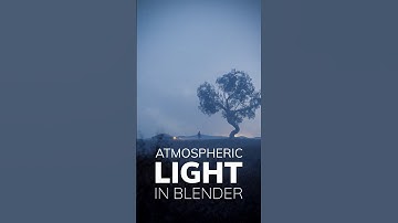 🔥 Atmospheric LIGHT environment scene in BLENDER #lighting #Blender #3dart
