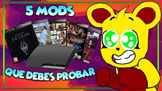 Los 5 MEJORES MODS PARA JUEGOS DE PS3 #ps3 #top5 #mods