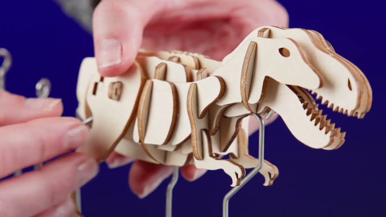 Puzzle 3D Velociraptor: Crea tu Propio Dinosaurio Realista