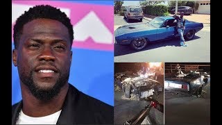 Kevin Hart , Jared, and Rebecca were in a terrible care accident in a two seater!