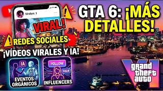 GTA 6 desvela más detalles: tendrá IA con redes sociales con influencers o "eventos orgánicos"