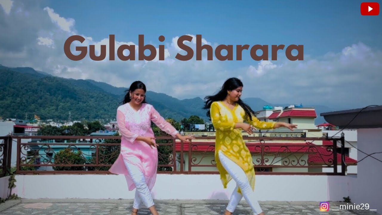 Gulabi sharara  Pahadi cover dance  Monika and ShivaniNegi   pahadi  dance  uttrakhand