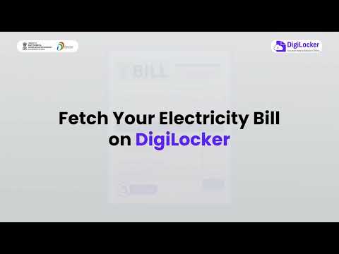 How to access your Electricity Bill on Digilocker