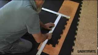 Interlocking Rubber Floor Tiles - Easy Installation Video - Greatmats