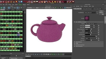 RIS100 Materials in RenderMan for Maya 2016 Material Viewer