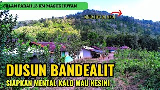 GOING INTO THE FOREST AND FINDING A SMALL VILLAGE NEAR BANDEALIT BEACH JEMBER