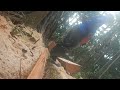 Cutting wood with a chainsaw technique