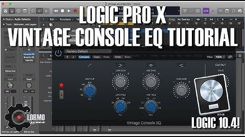 Logic Pro X - Vintage Console EQ Quick Tutorial (Logic 10.4)
