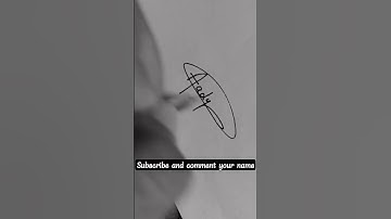 beautiful signature of Aadya name|bhy signs|(requested) #bhy #signature #aadya #shorts