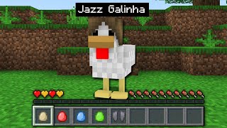 JOGANDO MINECRAFT COMO UMA GALINHA!